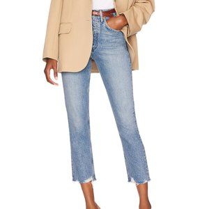 AGOLDE Riley High Rise Jean Straight Crop - EUC 28